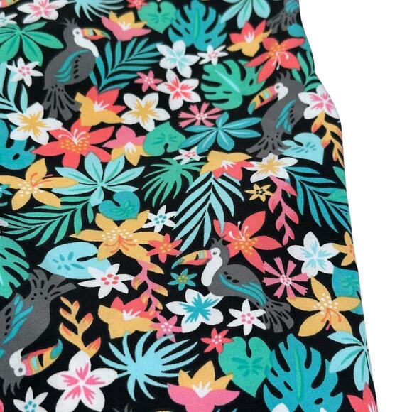 Chubbies Swim Trunks Shorts Youth XL Multi Tropical Birds & Flowers Drawstring - Picture 3 of 9